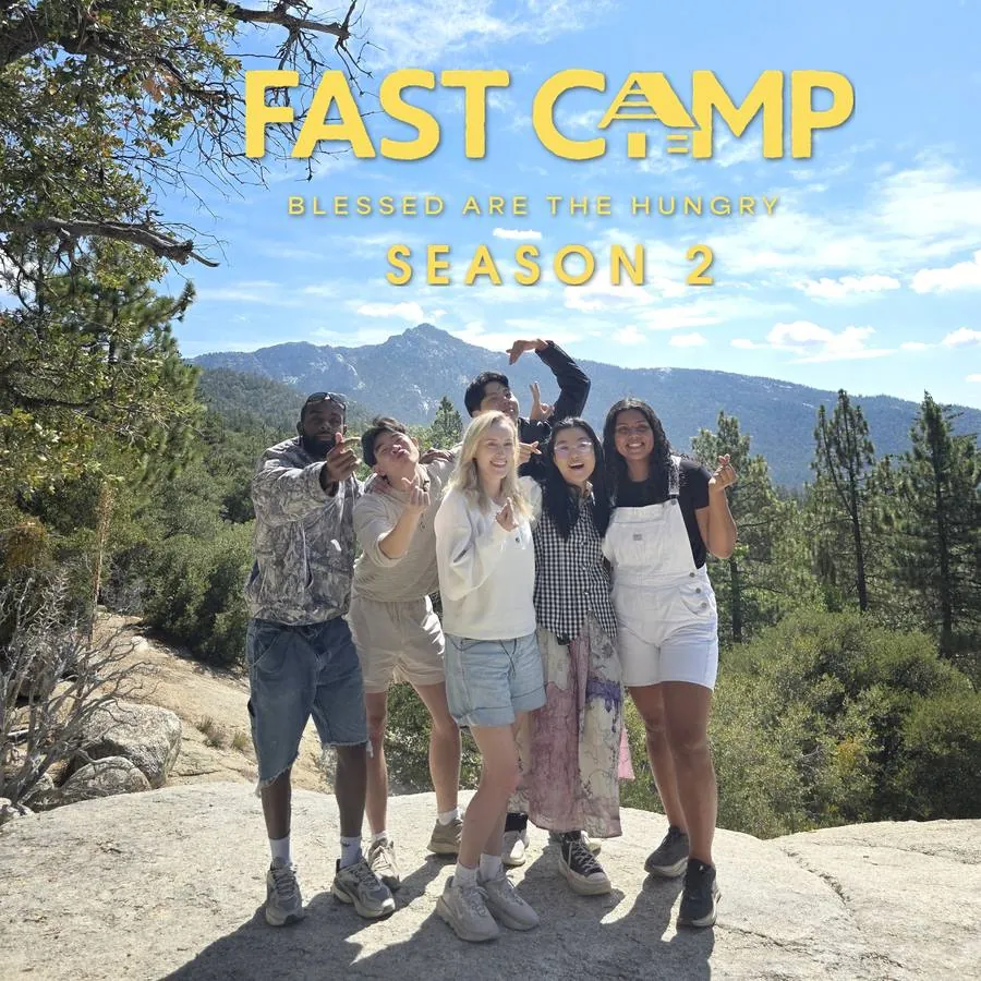FAST CAMP Season 2 cast in the mountains of Idyllwild