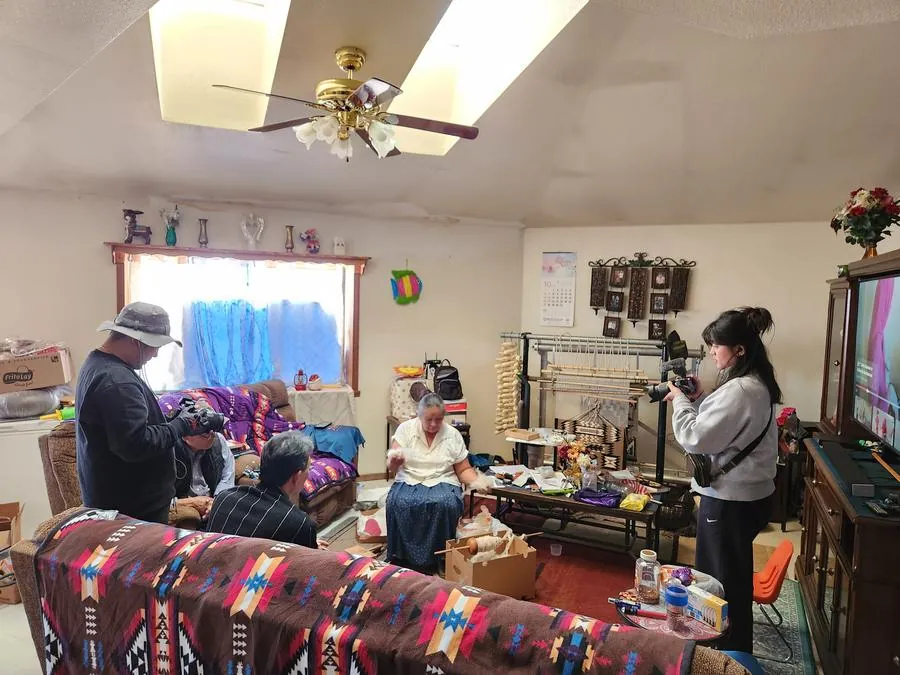 Missions Log · in a Navajo home